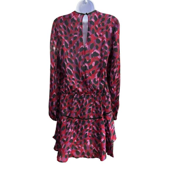 Karina Grimaldi Revolve Women's Multi Stone Leopard Print Mini Dress Size Small - Picture 4 of 5